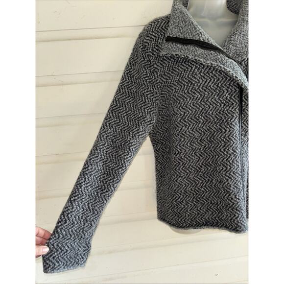 Eileen Fisher Wool/Alpaca Blend Knit Full Zip Jacket Size XL - Picture 5 of 8